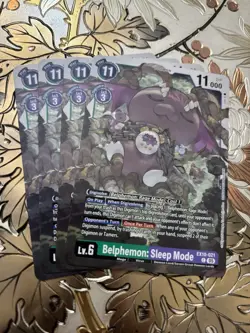 Digimon Card Game Playset Belphemon: Sleep Mode EX10-021 C Sinister Order - Image 1