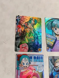 4 Dragon Ball Z Girls Waifu Doujin Sexy Anime Foil Cards - Image 4