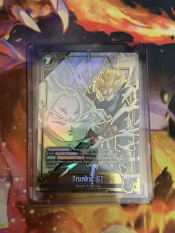 Dragon Ball Super Card Game Fusion World TRUNKS:GT FB09-110 ALT ART CARD - Image 1