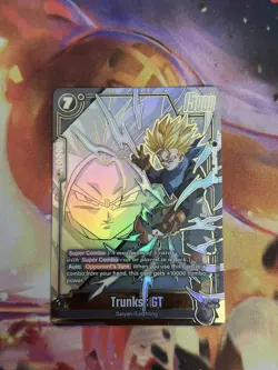 Dragon Ball Super Card Game Fusion World TRUNKS:GT FB09-110 ALT ART CARD - Image 2