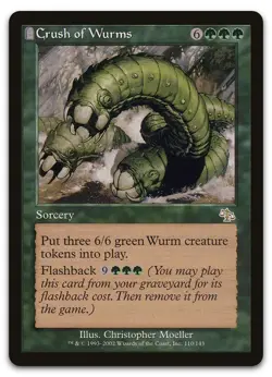 Crush of Wurms #110 (NM) Judgment JUD Magic MTG - Image 1