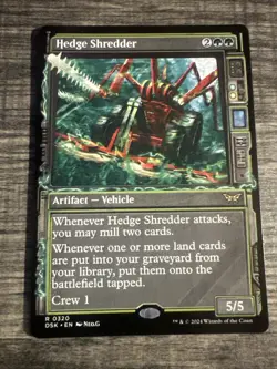 Hedge Shredder (Showcase) #320 MTG Duskmourn: House of Horror - Image 1