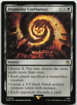 Doomsday Confluence 67 Rare Universes Beyond: Doctor Who NM MTG - Image 1