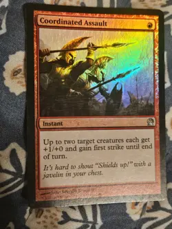 Coordinated Assault FOIL #116/249 MTG Magic MP - Image 1