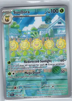 Sunflora 169/167 SV06: Twilight Masquerade - Pokemon Card - NM - Image 1