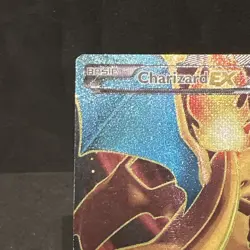 2014 POKEMON CARD TCG XY 100/106 FLASHFIRE FULL ART CHARIZARD EX HP-DMG - Image 2