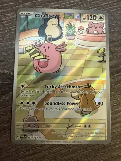 Chansey 187/167 Sv06: Twilight Masquerade Holo Pokemon Card - Image 1