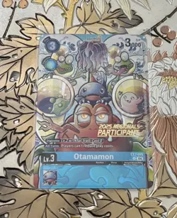 Digimon Card Game Alternate Art Otamamon EX7-015 2025 Regionals Participant - Image 1