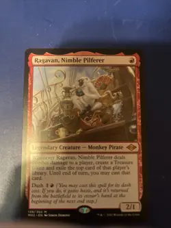 Magic the Gathering Ragavan Nimble Pilferer #138 Mythic Card Near Mint - Image 1
