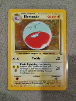 Pokemon Electrode 2/64 Jungle Holo Rare Vintage Card Mint Condition - Image 1