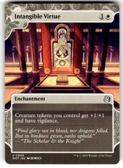 Intangible Virtue Wilds of Eldraine: Enchanting Tales Regular MTG NM - Image 1