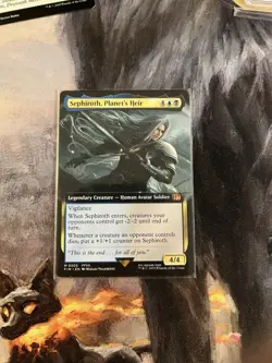 MTG - FIN 505 - Sephiroth, Planet's Heir (Extended Art) Final Fantasy Regular NM - Image 1