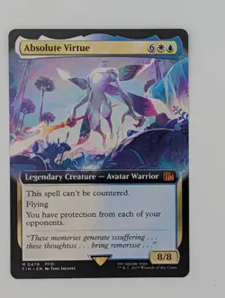 MTG - Absolute Virtue - FIN - M - Ext Art - 476 - Image 1