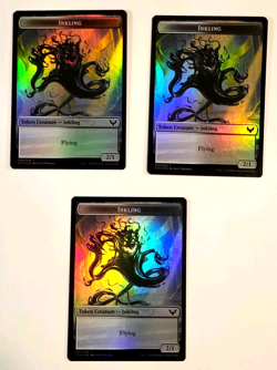 3 x Inkling + Spirit - Double-sided Foil Token - 004/009 + 006/009 - Strixhaven - Image 1