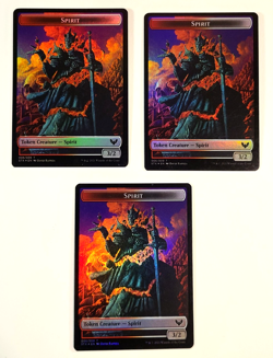 3 x Inkling + Spirit - Double-sided Foil Token - 004/009 + 006/009 - Strixhaven - Image 2