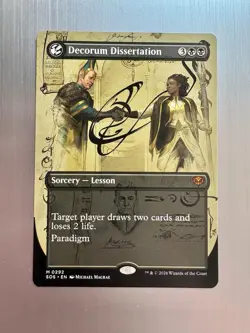 Decorum Dissertation - 292 - MTG: Secrets of Strixhaven - Borderless - Regular - Image 1