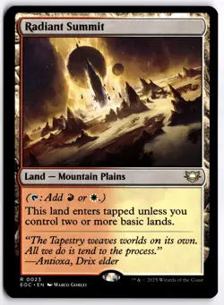 Radiant Summit NM EOC Commander: Edge of Eternities MTG - Image 1