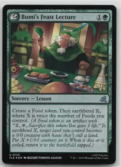 Bumi's Feast Lecture U Avatar: The Last Airbender: Eternal-Legal 133 LP 2025 To - Image 1