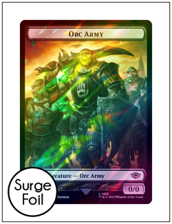 1x Orc Army Token, Surge Foil 0019, Lord of the Rings, Magic MTG NM - Image 1