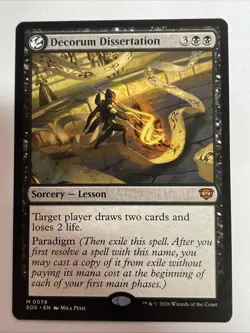 Decorum Dissertation Secrets of Strixhaven #78 Mythic - Image 1