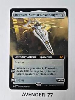 Magic MTG #0351 Dawnsire Sunstar Dreadnought Extended Art Edge of Eternities - Image 1