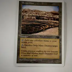 Wizards of the Coast Strip Mine Anthologies Land Rare Regular 1994 English (LP) - Image 1