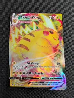 Pokemon Pikachu VMAX SWSH286 Black Star Promo Holo Card NM Condition - Image 1
