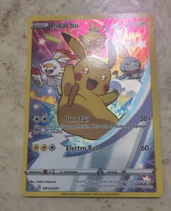 Pikachu SWSH020 SWSH: Sword & Shield Promo Cards Holo - Image 1