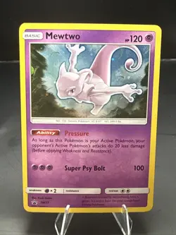 Pokemon Mewtwo SM77 Sm Holo - Image 2
