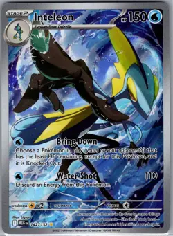 Inteleon 142/132 ME01: Mega Evolution - Pokemon Card - NM - Image 1