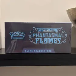 Factory Sealed Pokemon Mega Evolution — Phantasmal Flames Elite Trainer Box ETB - Image 5