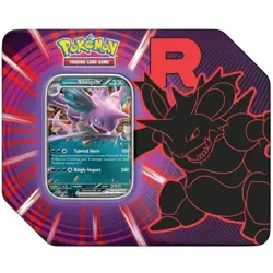Pokemon TCG Destined Rivals Team Rocket Tin - Nidoking EX - New/Factory-Sealed - Image 1
