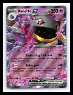 💥 Banette ex - 088/198 - Scarlet & Violet (2023) - Pokemon TCG - HOLO - Image 1