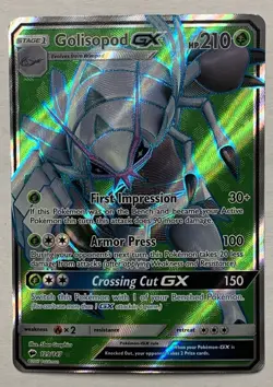 Pokemon Burning Shadows Golisopod GX 129/147 Full Art Ultra Rare LP - Image 1