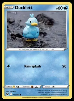 Pokemon TCG Pokemon Ducklett Ducklett Common Regular - Image 1