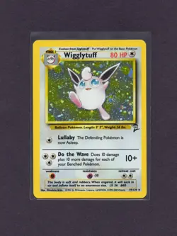 Wigglytuff 019/130 Base Set 2 (Swirl) Holo Pokemon - Image 1