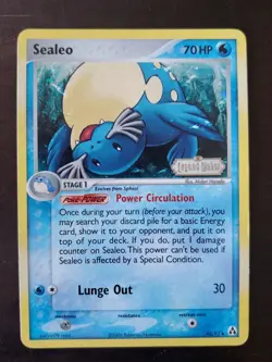 Pokemon Sealeo 43/92 EX Legend Maker Stamped Holo - Image 1