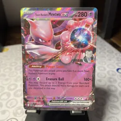 Team Rocket's Mewtwo EX 079/217 Ascended Heroes Pokemon TCG - Image 1
