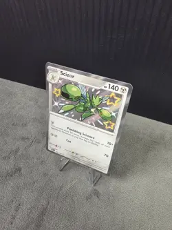 Scizor 191/091 Paldean Fates Shiny Rare Pokemon TCG NM English 🔥 *SHINY* - Image 3