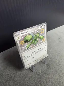 Scizor 191/091 Paldean Fates Shiny Rare Pokemon TCG NM English 🔥 *SHINY* - Image 5