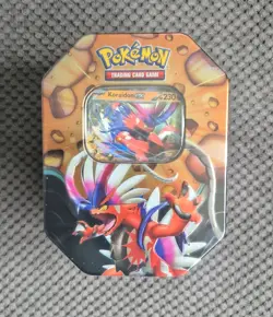 POKEMON SLASHING LEGENDS TIN - KORAIDON EX - BRAND NEW & SEALED - Image 1