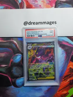 PSA 9 2026 POKEMON ASCENDED HEROES EN SPECIAL ILLUSTRATION RARE MEGA GENGAR EX - Image 3