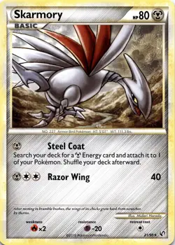 Skarmory 21/90 - Undaunted - Pokemon - NM - Image 1