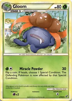 Gloom 27/90 - Undaunted - Pokemon - NM - Image 1