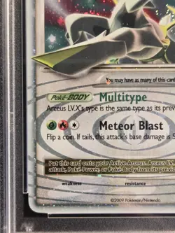 PSA 9 POKEMON 2009 ARCEUS LV.X HOLO #95/99 PLATINUM ARCEUS - Image 4