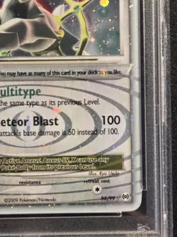 PSA 9 POKEMON 2009 ARCEUS LV.X HOLO #95/99 PLATINUM ARCEUS - Image 5