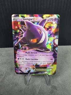 Gengar EX 34/119 XY Phantom Forces Full Art Ultra Rare Pokemon TCG English MP - Image 1