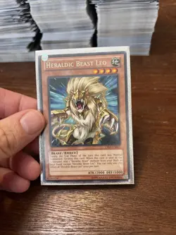 HERALDIC BEAST LEO CBLZ-EN017 RARE LIGHT PLAY YUGIOH - Image 1