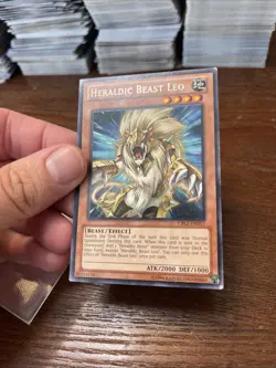 HERALDIC BEAST LEO CBLZ-EN017 RARE LIGHT PLAY YUGIOH - Image 3