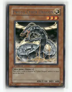 Proto-Cyber Dragon (UTR) Shadow of Infinity Ultimate Rare Yugioh MP - Image 1
